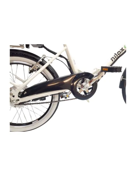 Elektryczny Rower Składany 20 Unisex Błotniki Bagaż Światła Składak Koszyk