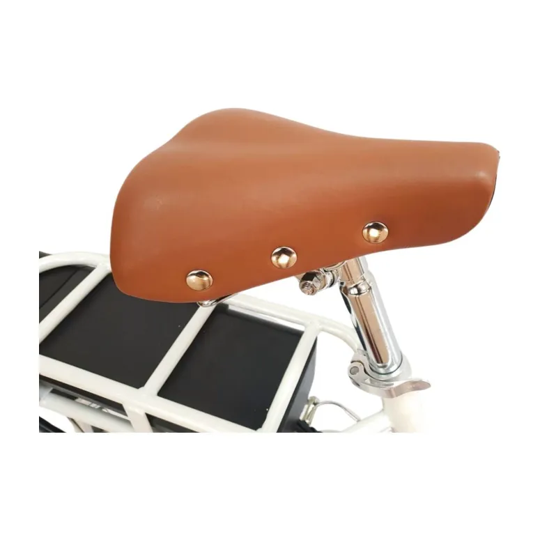 Elektryczny Rower Składany 20 Unisex Błotniki Bagaż Światła Składak Koszyk