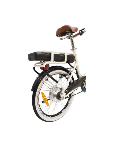 Elektryczny Rower Składany 20 Unisex Błotniki Bagaż Światła Składak Koszyk