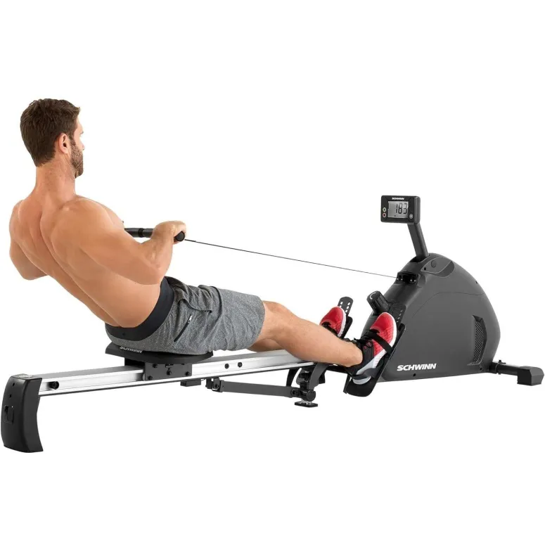 Wioślarz Domowy Schwinn Programowany Składany Ekran LCD Kółka Transportowe