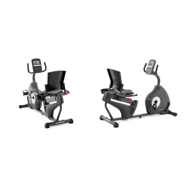 Rower Treningowy Poziomy Schwinn 510R Programowany Wyświetlacz LCD Kółka