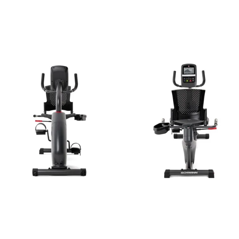 Rower Treningowy Poziomy Schwinn 510R Programowany Wyświetlacz LCD Kółka