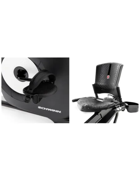Rower Treningowy Poziomy Schwinn 510R Programowany Wyświetlacz LCD Kółka