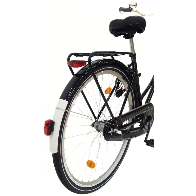 Rower Miejski Damski 28 Retro Nexus Błotniki Bagażnik Oświetlenie Damka