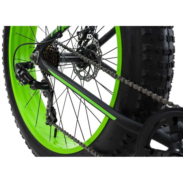 Rower Górski Fatbike Uniwersalny 26 Młodzieżowy 7 Biegów Revo ALU Tarcze