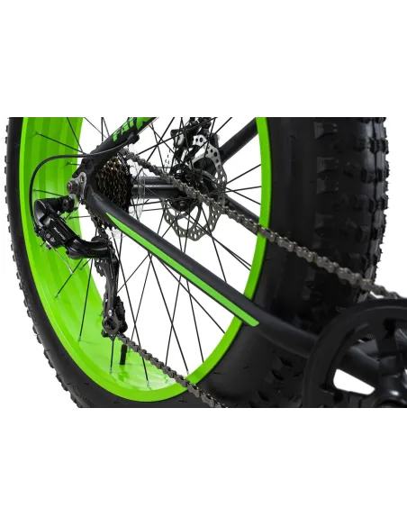Rower Górski Fatbike Uniwersalny 26 Młodzieżowy 7 Biegów Revo ALU Tarcze