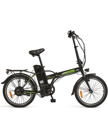 Elektryczny Rower Składany 20 Stal 250W 3 tryby 6Ah Światła Składak Bagaż