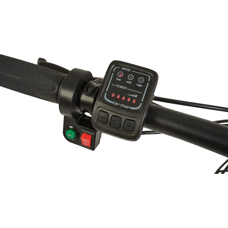 Elektryczny Rower Składany 20 Stal 250W 3 tryby 6Ah Światła Składak Bagaż