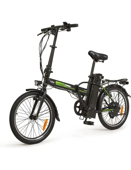 Elektryczny Rower Składany 20 Stal 250W 3 tryby 6Ah Światła Składak Bagaż