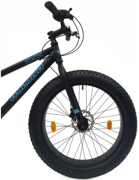 Rower Dziecięcy Fatbike MTB 24 Unisex 7 Biegów Revo Tarcze Dzwonek Stopka