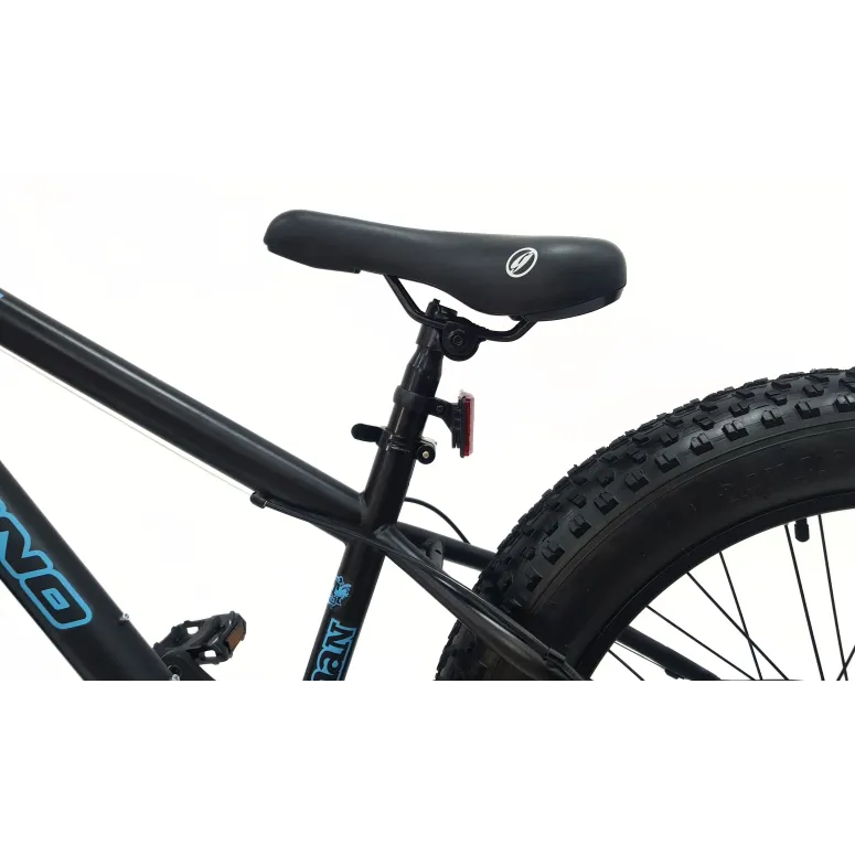 Rower Dziecięcy Fatbike MTB 24 Unisex 7 Biegów Revo Tarcze Dzwonek Stopka