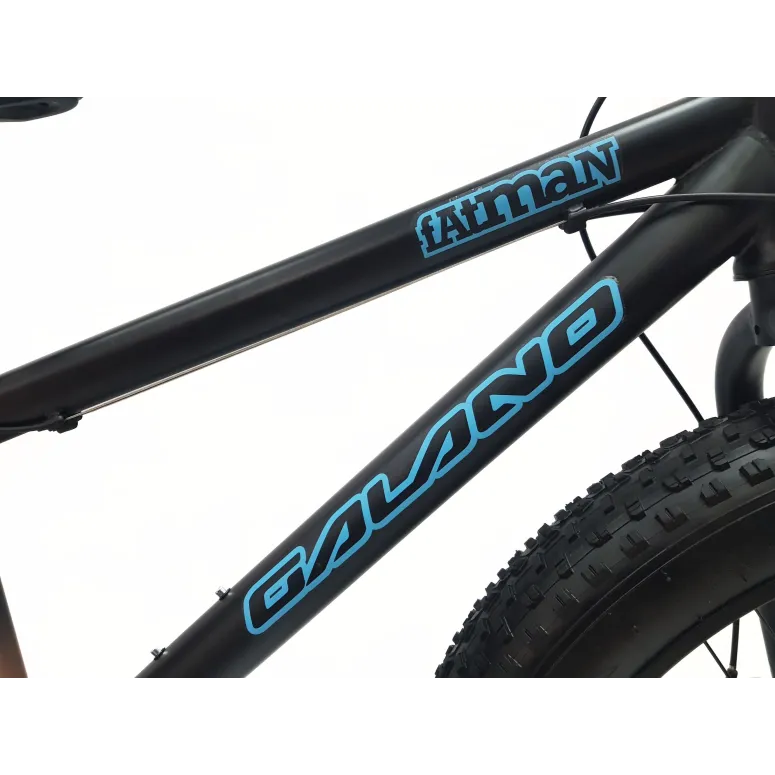 Rower Dziecięcy Fatbike MTB 24 Unisex 7 Biegów Revo Tarcze Dzwonek Stopka