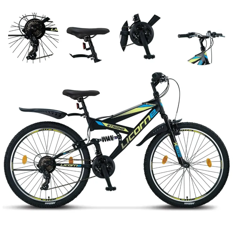 Rower Górski Uniwersalny 26 Tarcze 21 Biegów Cyngle Dzwonek Stopka Góral