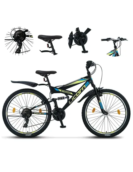 Rower Górski Uniwersalny 26 Tarcze 21 Biegów Cyngle Dzwonek Stopka Góral