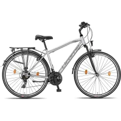 Rower Trekkingowy Uniwersalny 28 Cyngle 21 Biegów Bagażnik Dzwonek Stopka