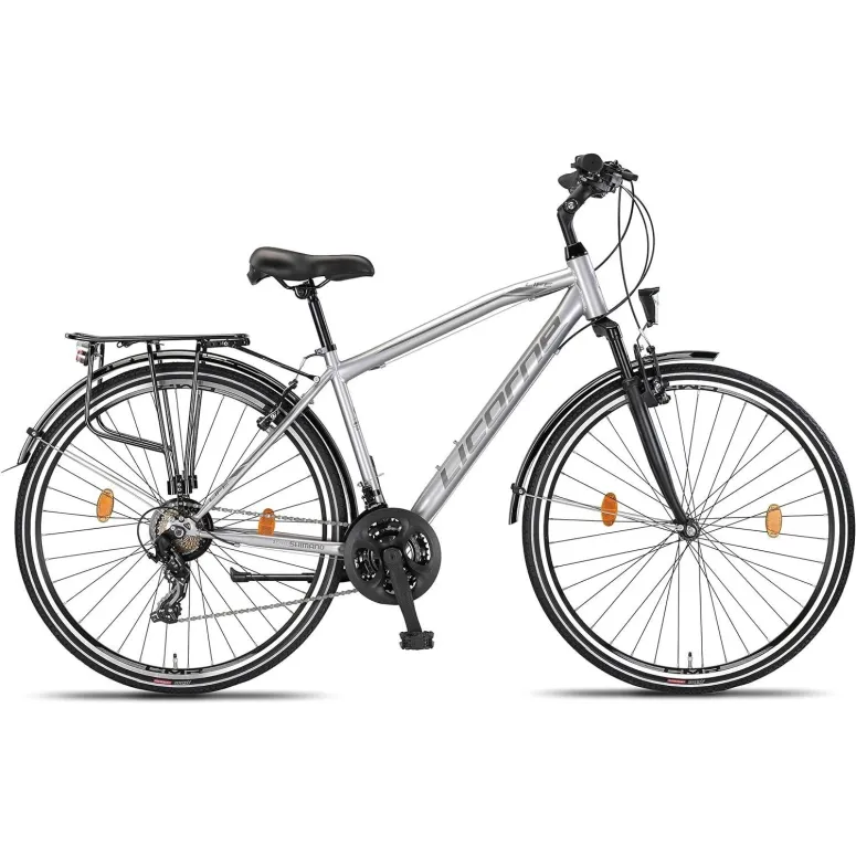 Rower Trekkingowy Uniwersalny 28 Cyngle 21 Biegów Bagażnik Dzwonek Stopka