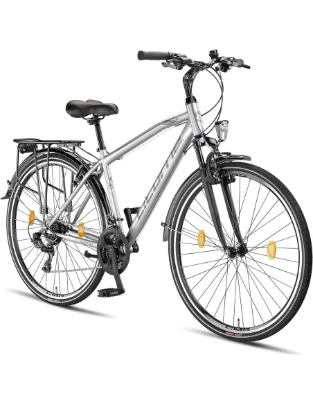 Rower Trekkingowy Uniwersalny 28 Cyngle 21 Biegów Bagażnik Dzwonek Stopka