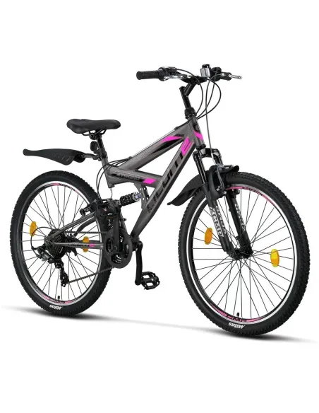 Rower Damski Górski 26 Stalowy V-brake 21 biegów Stopka Błotniki Góral