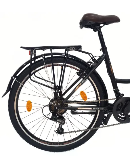 Rower Miejski Damski 26 Dziewczęcy 21 Biegów Revo Błotniki Dzwonek Stopka