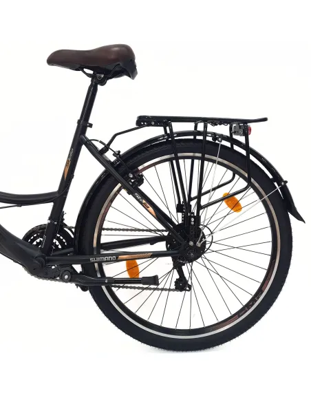 Rower Miejski Damski 26 Dziewczęcy 21 Biegów Revo Błotniki Dzwonek Stopka