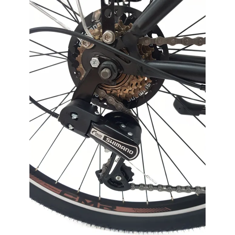 Rower Miejski Damski 26 Dziewczęcy 21 Biegów Revo Błotniki Dzwonek Stopka