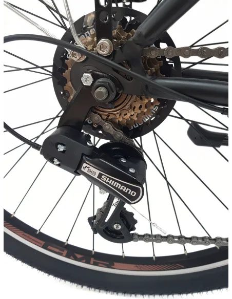 Rower Miejski Damski 26 Dziewczęcy 21 Biegów Revo Błotniki Dzwonek Stopka