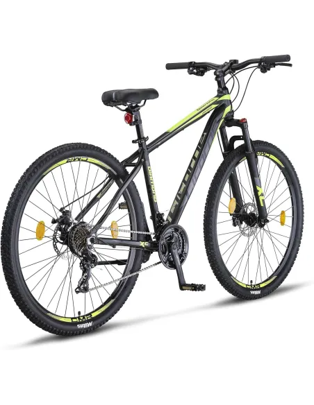 Rower Górski Uniwersalny 29 ALU Tarcze Cyngle 21 Biegów MTB Dzwonek Stopka