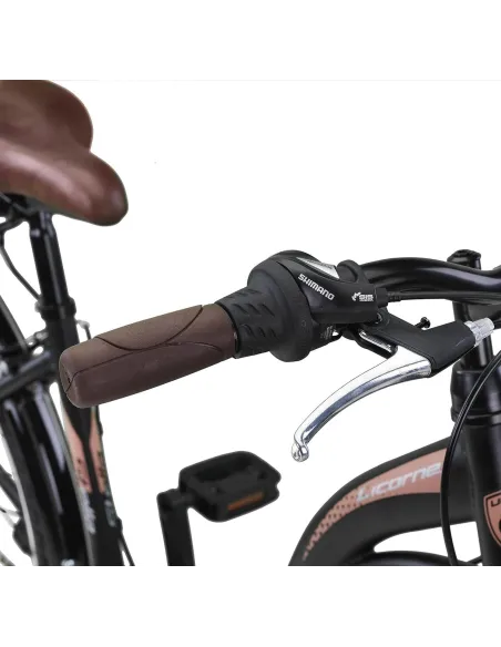 Rower Miejski Uniwersalny 26 Revo 21 Biegów Bagażnik Światła Dzwonek Stopka