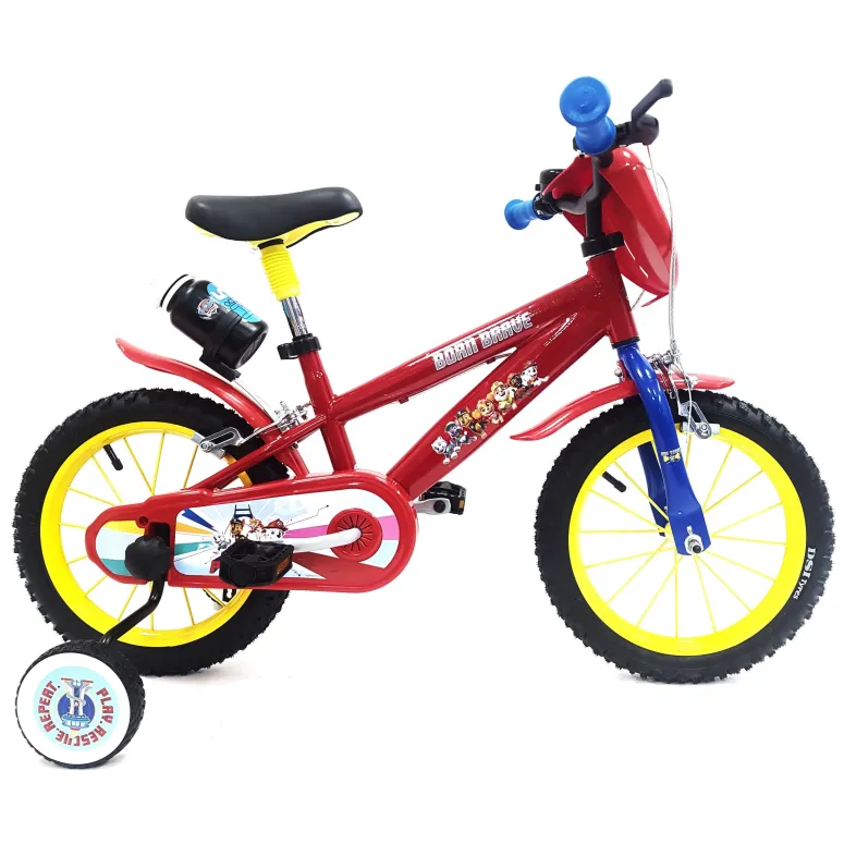 Rowerek Dziecięcy 14 Psi Patrol Błotniki Dzwonek Kółka Boczne dla Chłopca