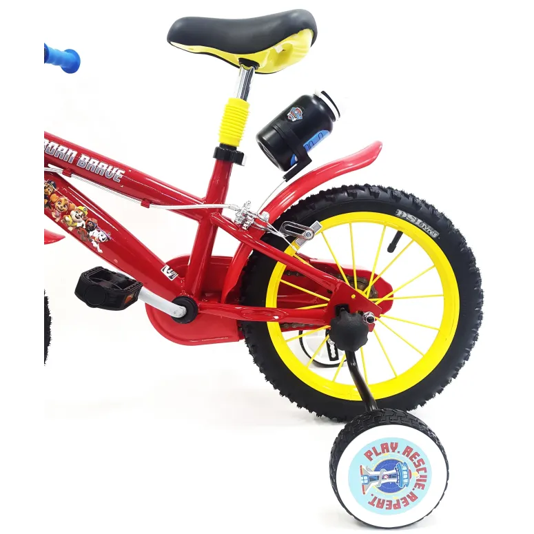 Rowerek Dziecięcy 14 Psi Patrol Błotniki Dzwonek Kółka Boczne dla Chłopca