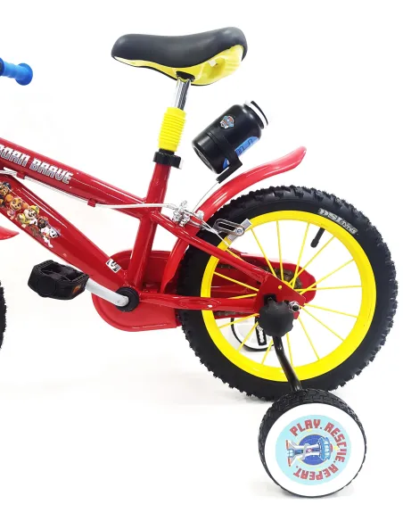 Rowerek Dziecięcy 14 Psi Patrol Błotniki Dzwonek Kółka Boczne dla Chłopca