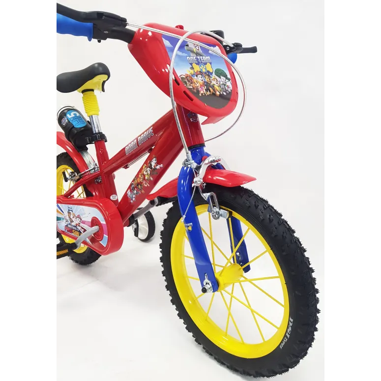 Rowerek Dziecięcy 14 Psi Patrol Błotniki Dzwonek Kółka Boczne dla Chłopca