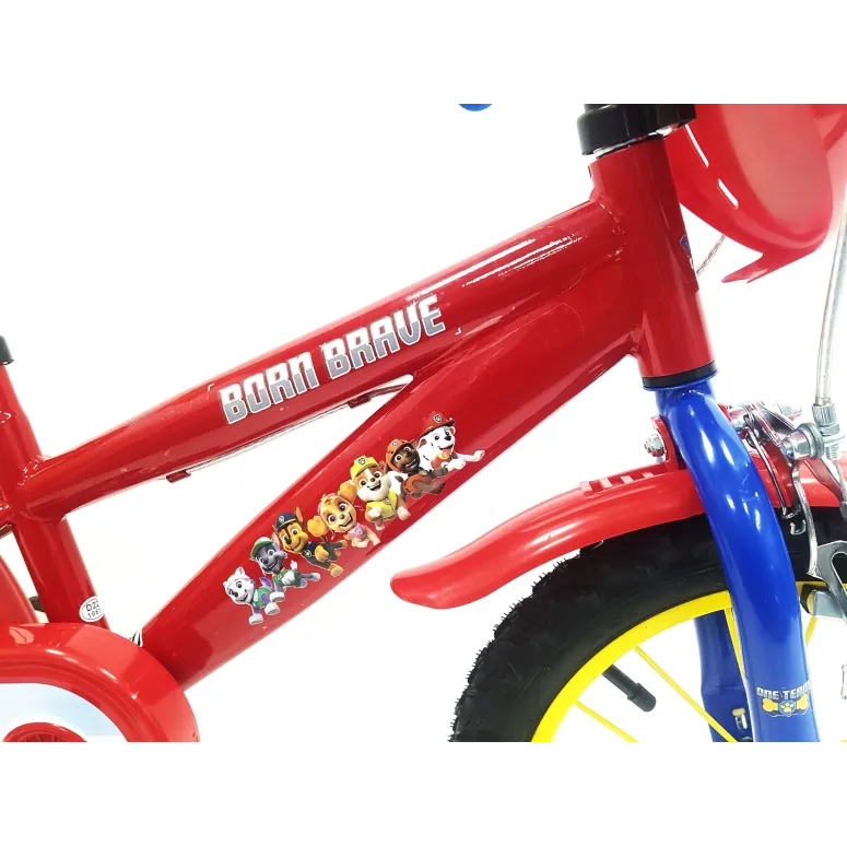 Rowerek Dziecięcy 14 Psi Patrol Błotniki Dzwonek Kółka Boczne dla Chłopca