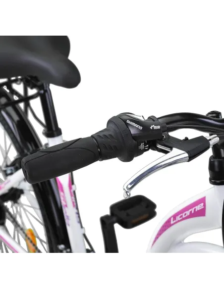 Rower Miejski Dziewczęcy 26 Revo 21 Biegów Światła Stopka Dzwonek Bagażnik