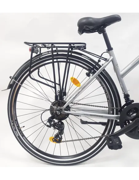 Rower Trekkingowy Uniwersalny 28 Cyngle 21 Biegów Bagażnik Światła Dzwonek