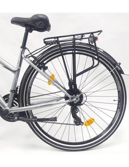 Rower Trekkingowy Uniwersalny 28 Cyngle 21 Biegów Bagażnik Światła Dzwonek