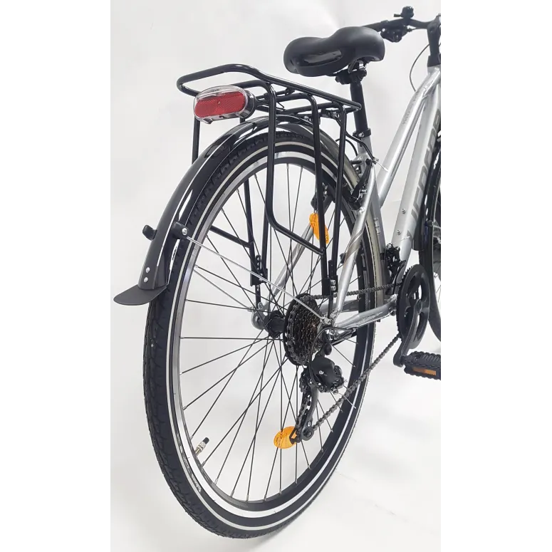 Rower Trekkingowy Uniwersalny 28 Cyngle 21 Biegów Bagażnik Światła Dzwonek