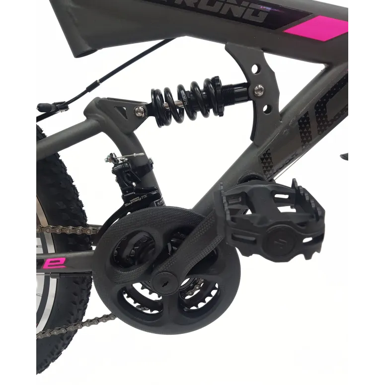 Rower Górski Dziecięcy 24 MTB Młodzieżowy Dzwonek Odblaski Stopka Revo Stal