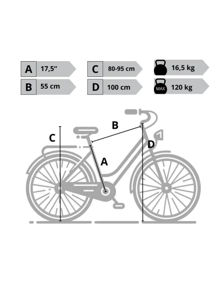 Rower Miejski Damski 26 Młodzieżowy Revo Błotniki Bagażnik Dzwonek Stopka
