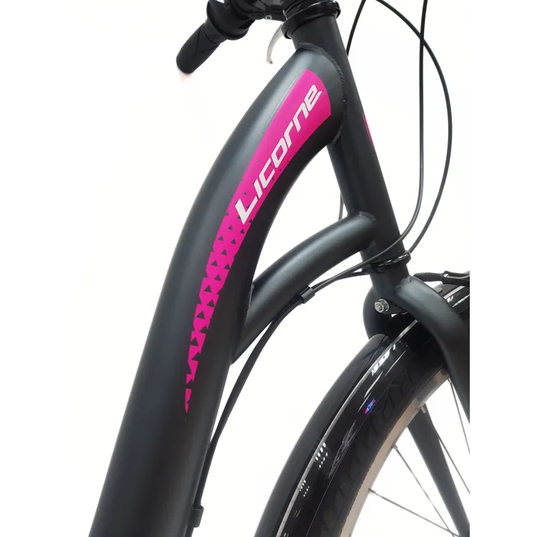 Rower Miejski Damski 26 Młodzieżowy Revo Błotniki Bagażnik Dzwonek Stopka