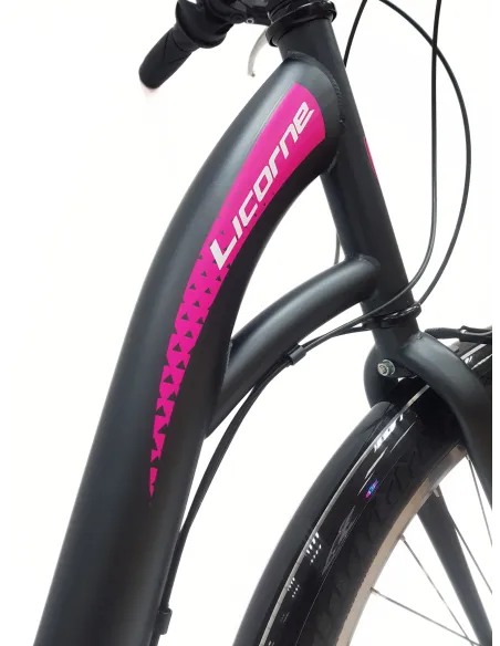 Rower Miejski Damski 26 Młodzieżowy Revo Błotniki Bagażnik Dzwonek Stopka