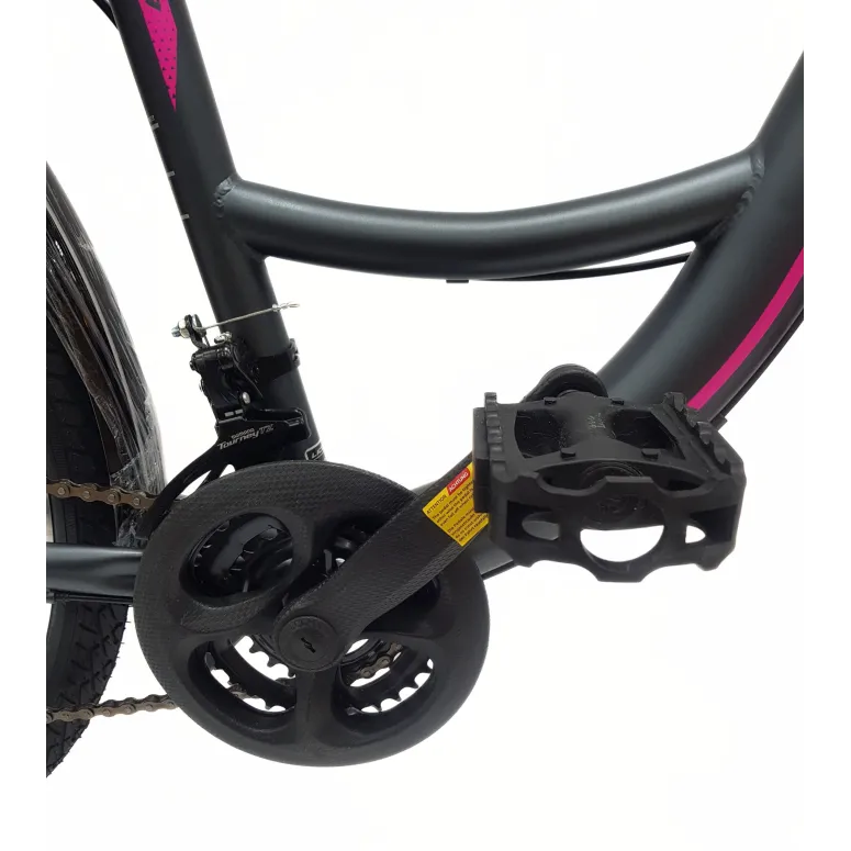 Rower Miejski Damski 26 Młodzieżowy Revo Błotniki Bagażnik Dzwonek Stopka