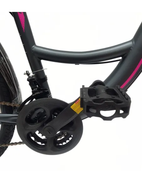 Rower Miejski Damski 26 Młodzieżowy Revo Błotniki Bagażnik Dzwonek Stopka