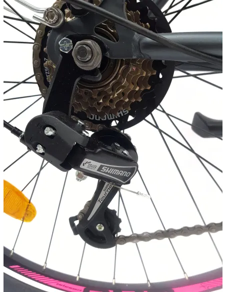 Rower Miejski Damski 26 Młodzieżowy Revo Błotniki Bagażnik Dzwonek Stopka