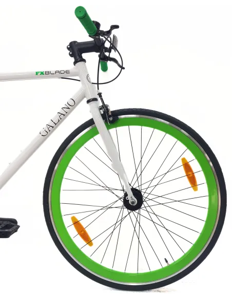 Rower Ostre Koło Męski Damski 28 Singlespeed Dzwonek Pivot Miejski