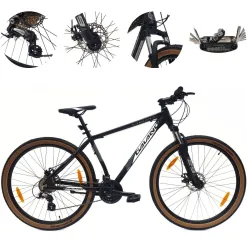 Rower Górski Uniwersalny 29 MTB ALU Tarcze Cyngle 24 Biegi Dzwonek Góral