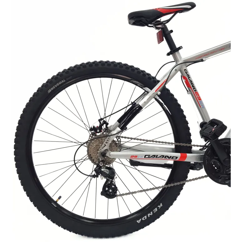 Rower Górski Uniwersalny 29 Hardtail MTB ALU Tarcze Cyngle 24 Biegi Dzwonek