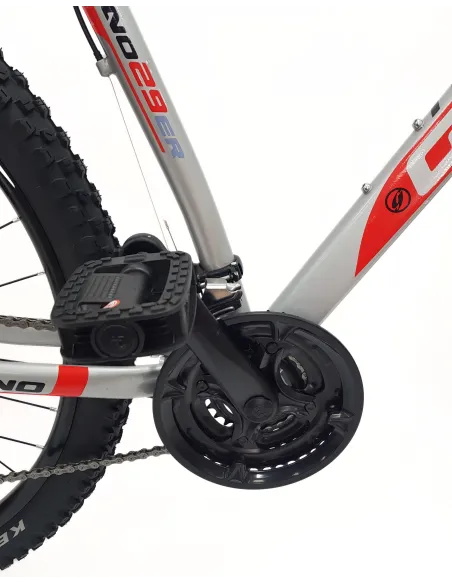 Rower Górski Uniwersalny 29 Hardtail MTB ALU Tarcze Cyngle 24 Biegi Dzwonek