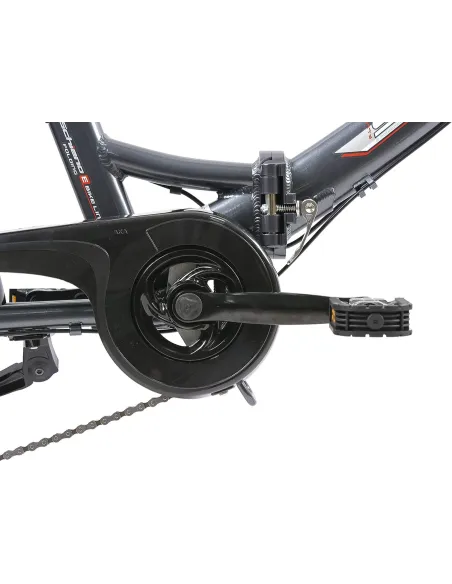 Rower Elektryczny Składany 20 ALU 250W Wspomaganie 7 Biegów 5 Tryb Składak