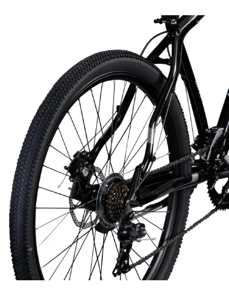 Rower Szosowy Uniwersalny 29 Przełajowy Aluminiowy Tarcze 14 Biegów Dzwonek